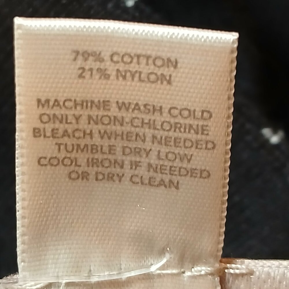 LOFT Black & White Knit Skater Skirt NWT - Picture 5 of 6